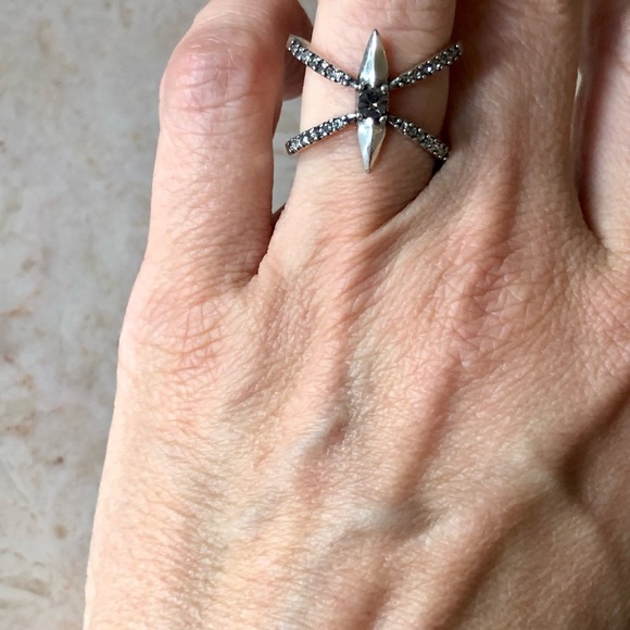 The Petal Pointe Cross Ring in Silver Ox
Luv AJ - Picture 5 of 9